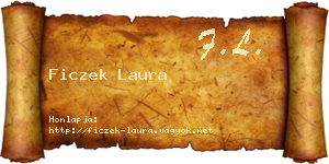Ficzek Laura névjegykártya